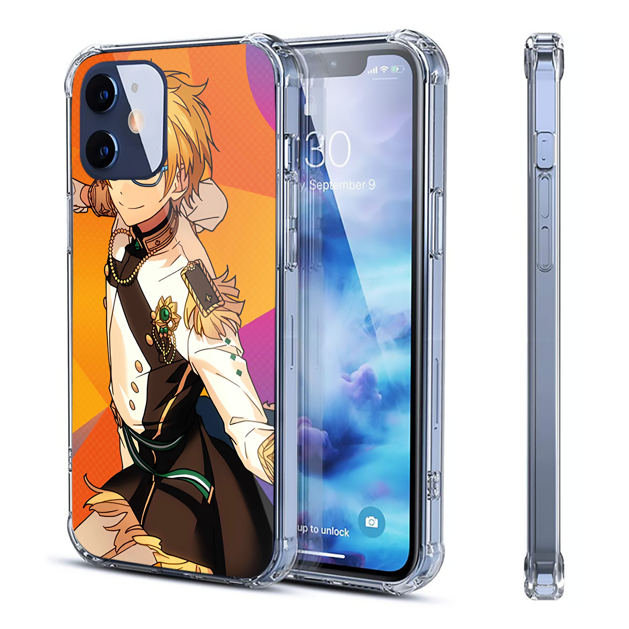 （画像用） あんさんぶるスターズ! Ensemble Stars 【iPhone 12シリーズ対応】透明スマホケース（クリアソフトケース）